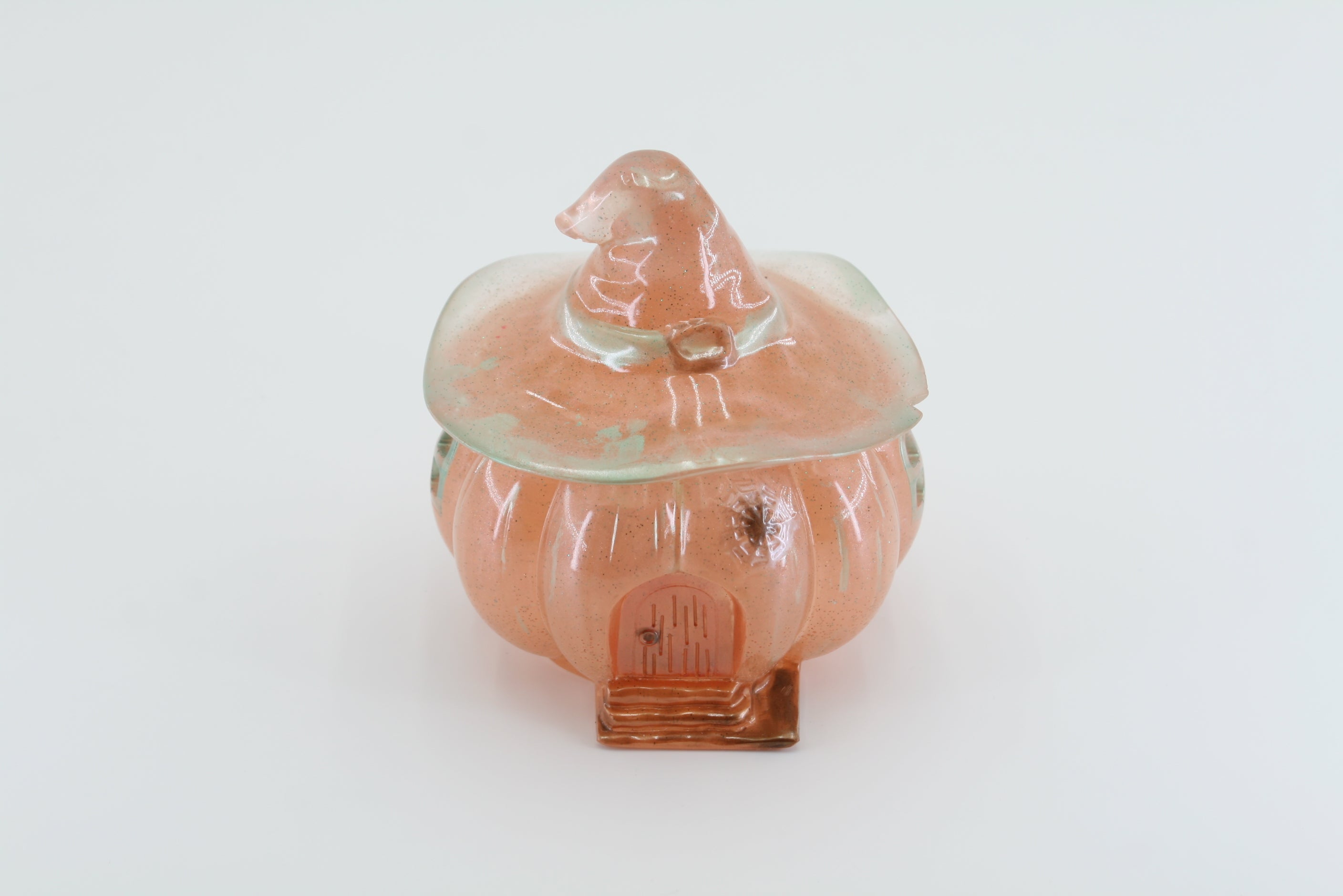 Pumpkin Fairy House Trinket Jar